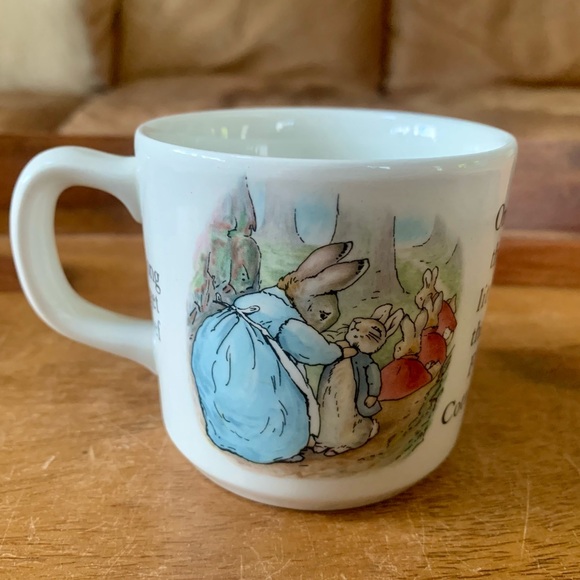 Beatrix Potter Peter Rabbit Wedgwood Plate Saucer & Cup - Picture 5 of 13